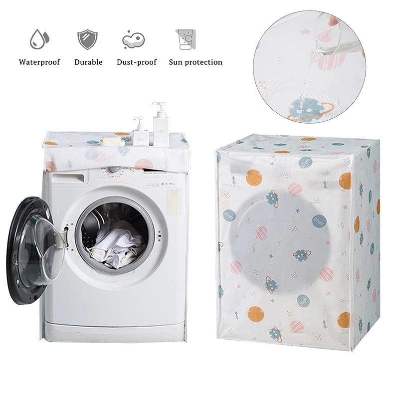 DustProof & WaterProof Washing Machine Cover (Multicolour Design)