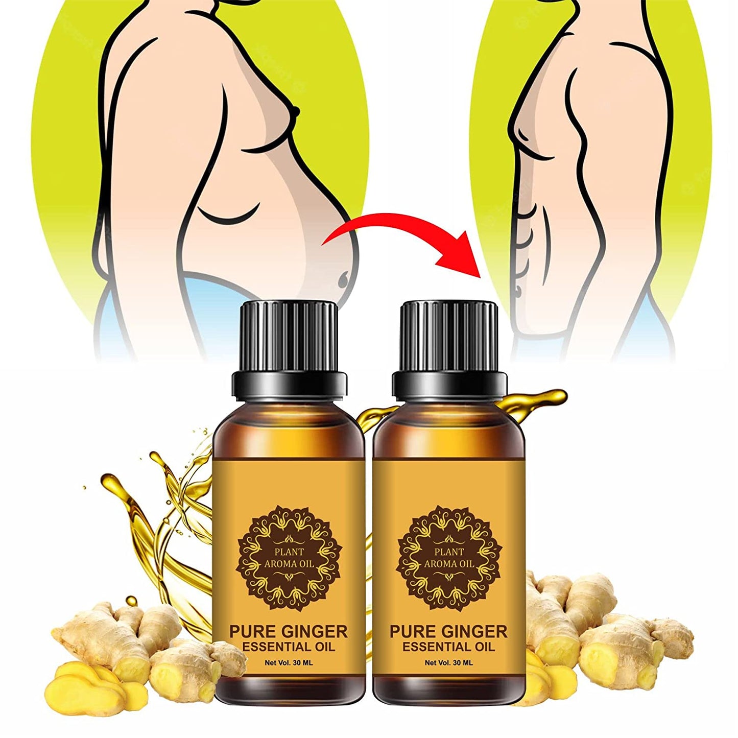 BELLY GINGER OIL (PACK OF 2) - BUY 1 GET 1 FREE